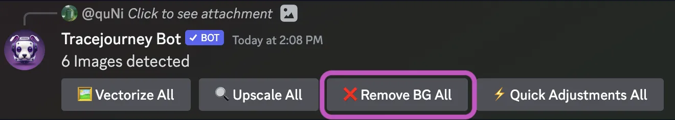 Remove BG All Button